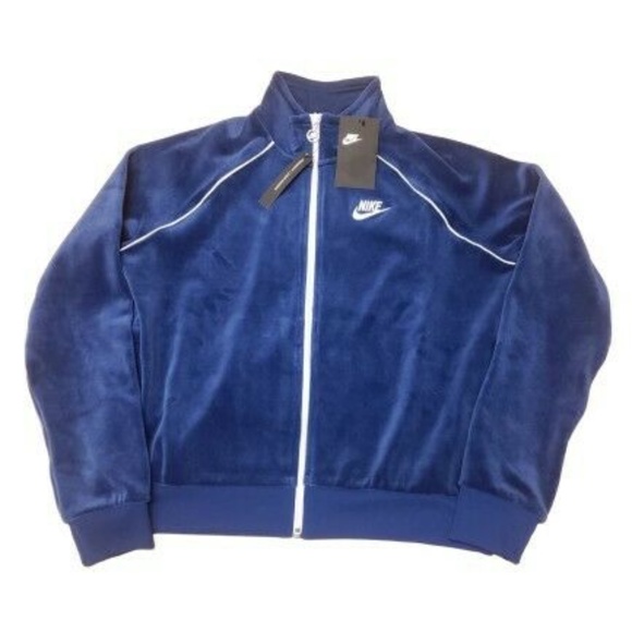 nike sportswear velour track jacket